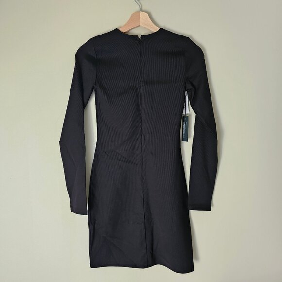 Aritzia Ten by Babaton Warner Long-sleeve Mini Dress - 2022 - Black - Sz S - NWT - Picture 3 of 16